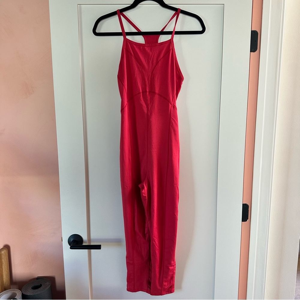 FP Movement by Free People Vibrant Red jumpsuit